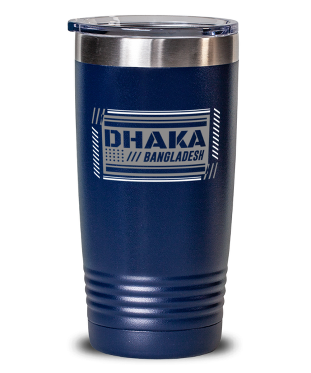 Dhaka, blue Tumbler 20oz. Model 60082