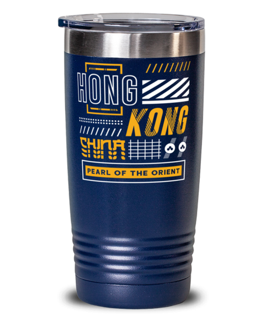 Hong Kong, blue Tumbler 20oz. Model 60082