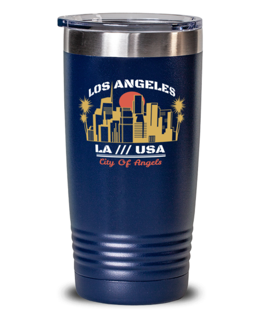 Los Angeles, blue Tumbler 20oz. Model 60082