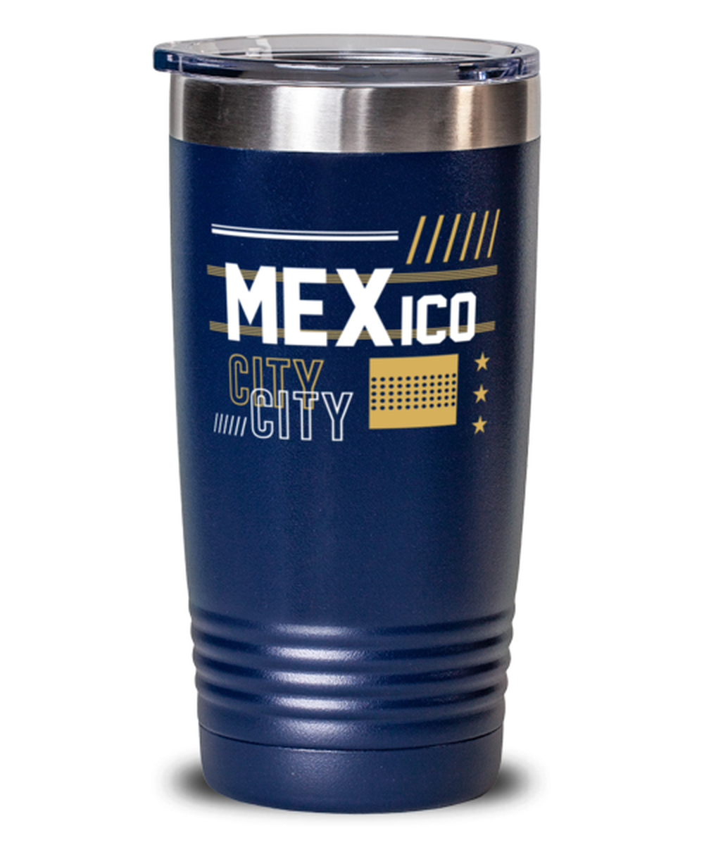 Mexico City, blue Tumbler 20oz. Model 60082