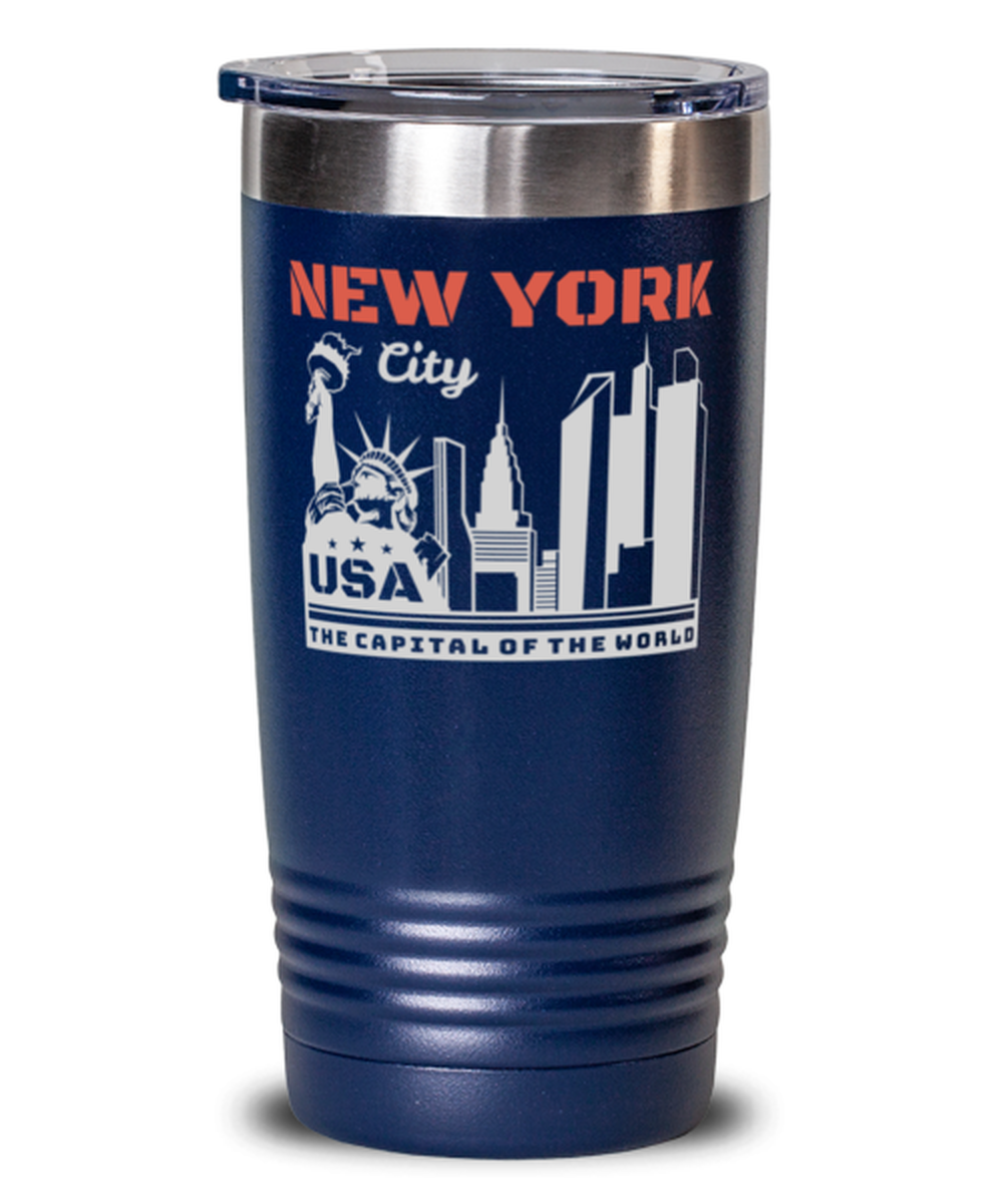 New York 2, blue Tumbler 20oz. Model 60082