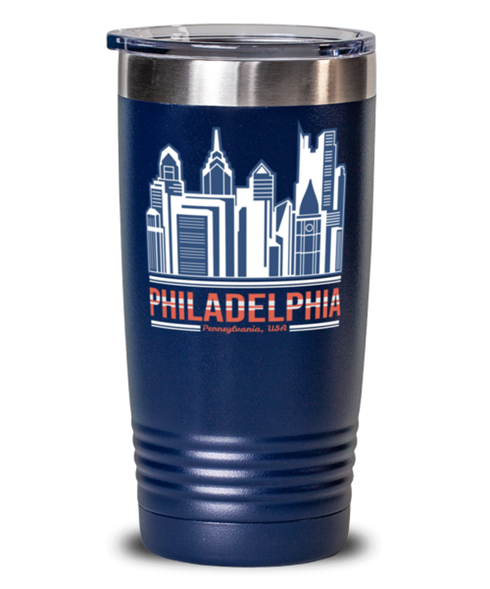 Philadelphia, blue Tumbler 20oz. Model 60082