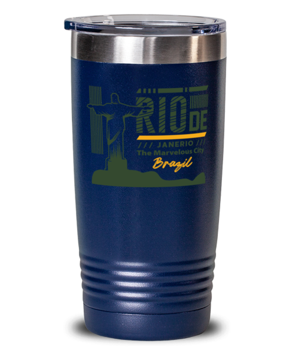 Rio de Janerio, blue Tumbler 20oz. Model 60082