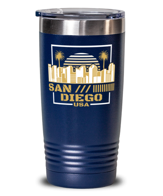 San Diego, blue Tumbler 20oz. Model 60082