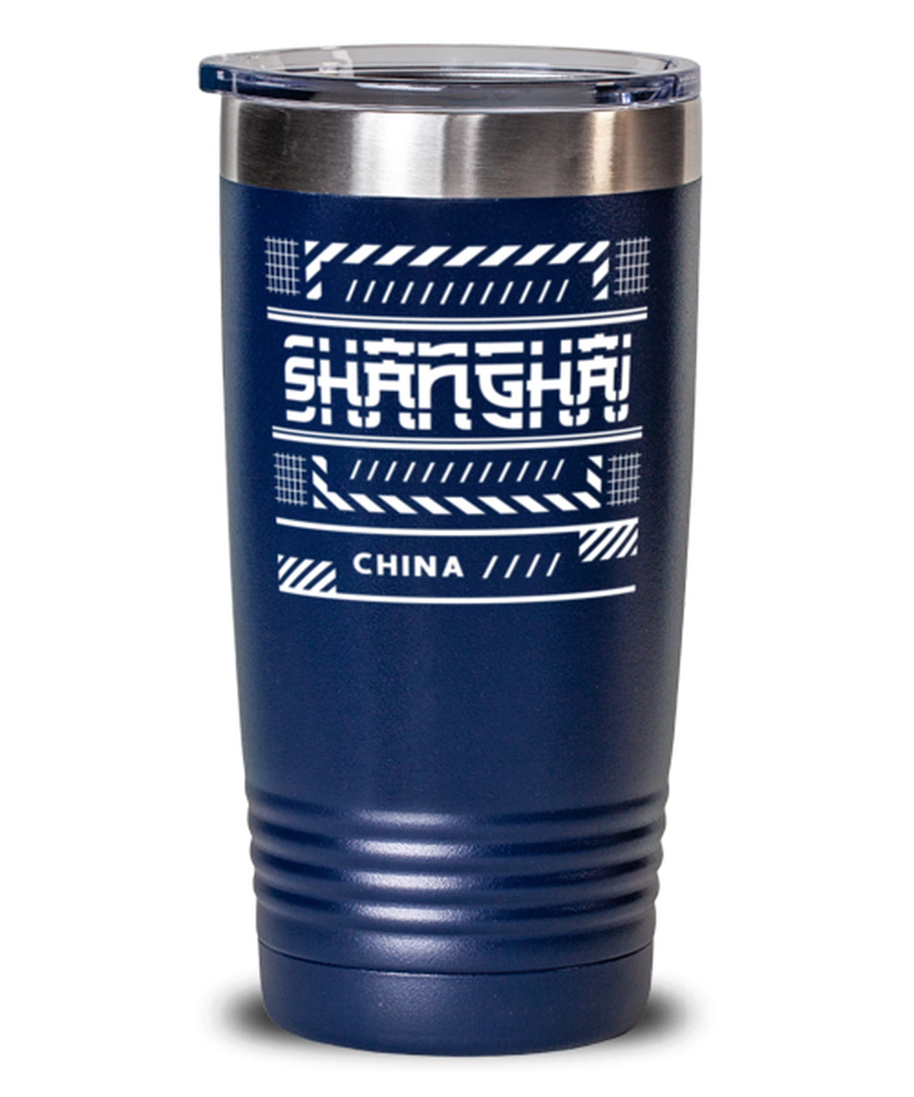 Shanghai, blue Tumbler 20oz. Model 60082