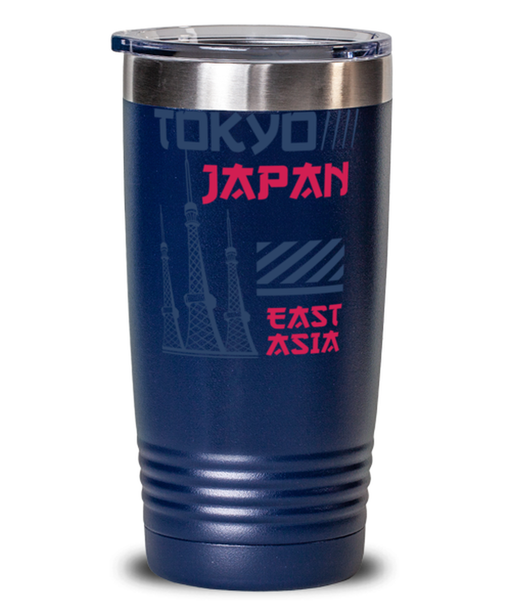 Tokyo 2, blue Tumbler 20oz. Model 60082