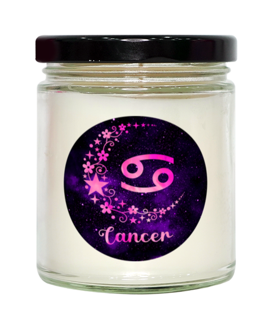 cancer Zodiac Sign Horoscope,  Vanilla candle. Model 60085