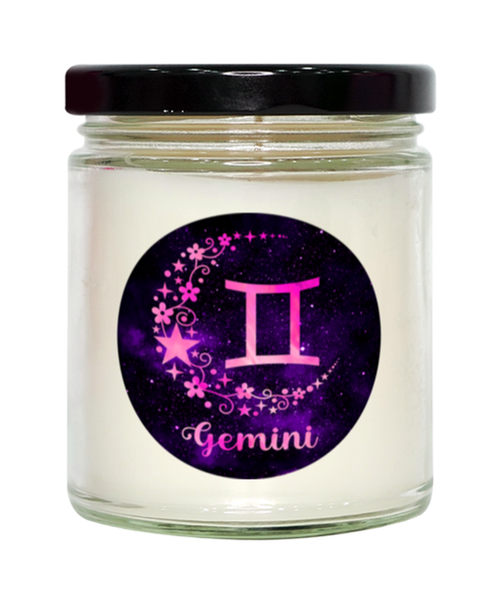 Gemini Zodiac Sign Horoscope,  Vanilla candle. Model 60085