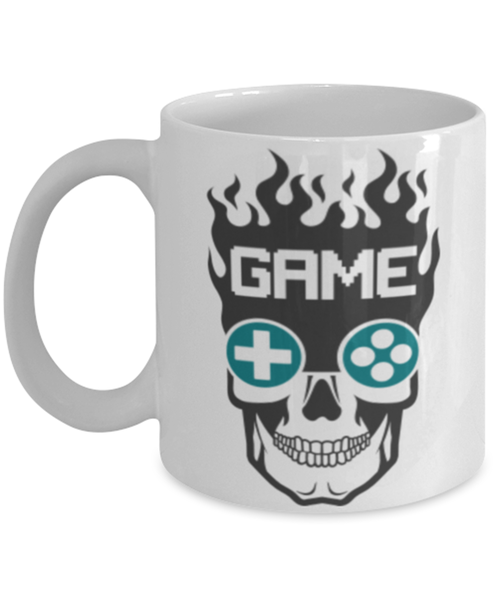 game, white Coffee Mug, Coffee Cup 11oz. Model 60089