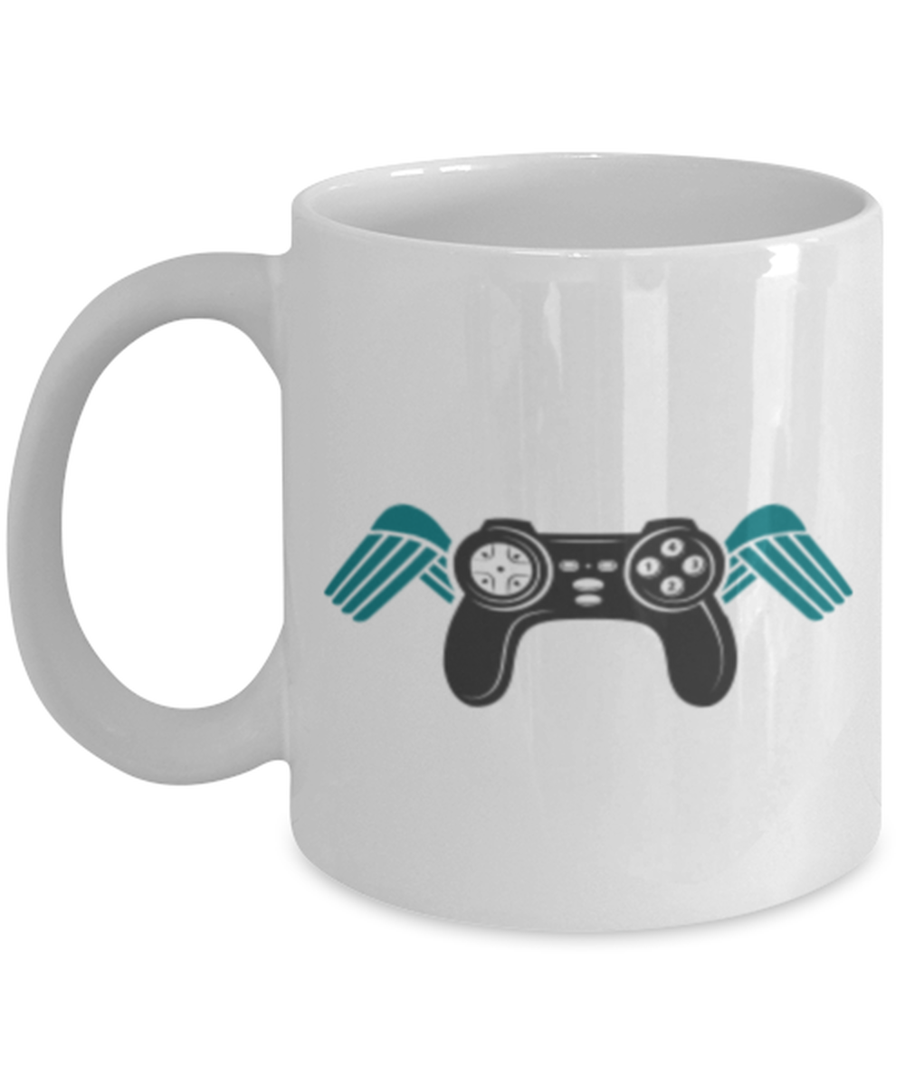 just gaming, white Coffee Mug, Coffee Cup 11oz. Model 60089