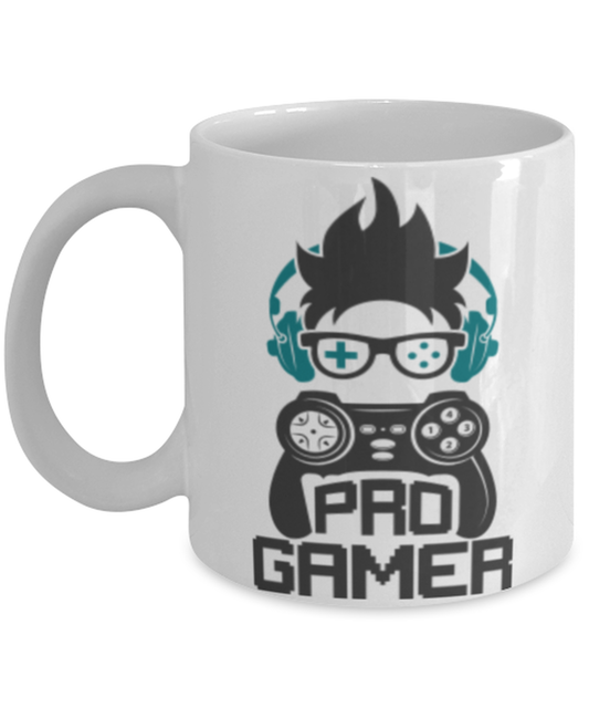 pro gamer, white Coffee Mug, Coffee Cup 11oz. Model 60089