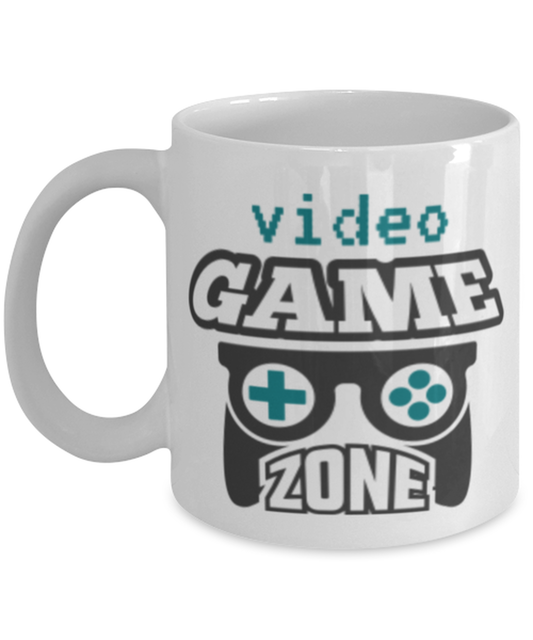video game zone, white Coffee Mug, Coffee Cup 11oz. Model 60089