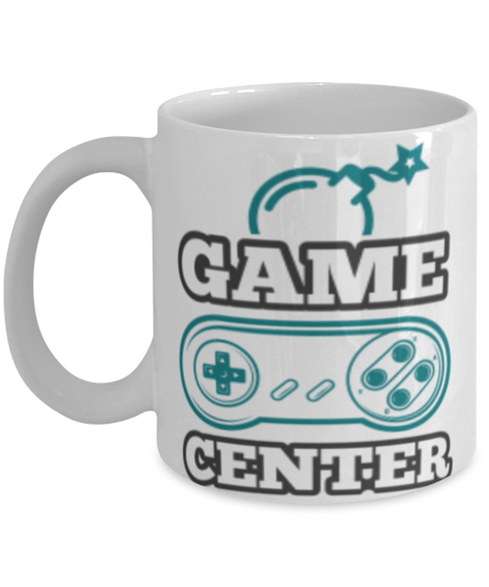 game center, white Coffee Mug, Coffee Cup 11oz. Model 60089