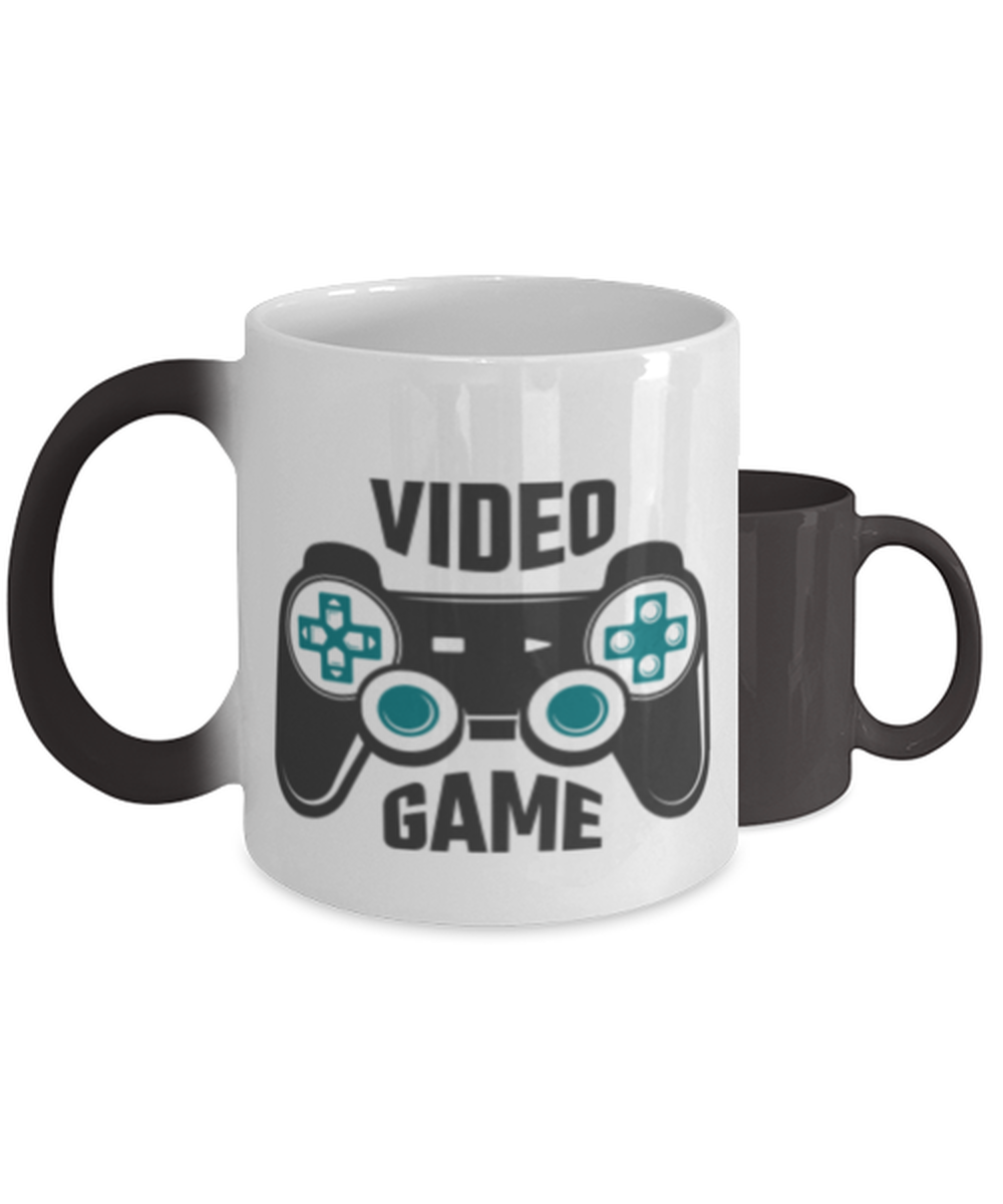 video game,  Heat Sensitive Color Changing Coffee Mug, Magic Coffee Cup. Model 60089