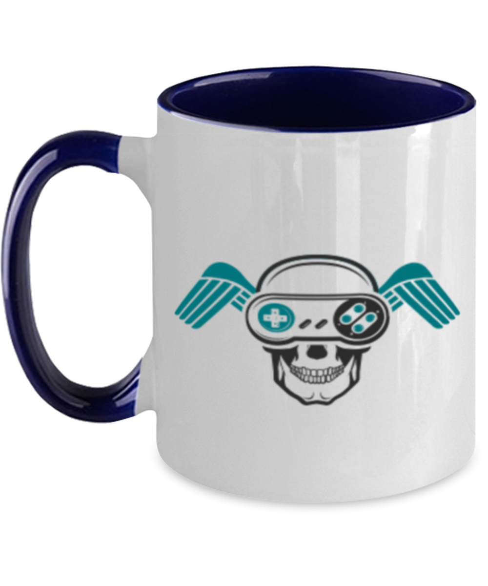 Gamer , navy Two Tone Coffee Mug. Model 60089