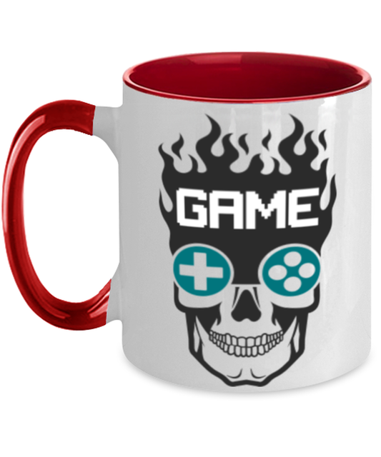 game, red Two Tone Coffee Mug. Model 60089