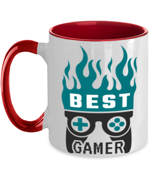 Best Gamer, red Two Tone Coffee Mug. Model 60089