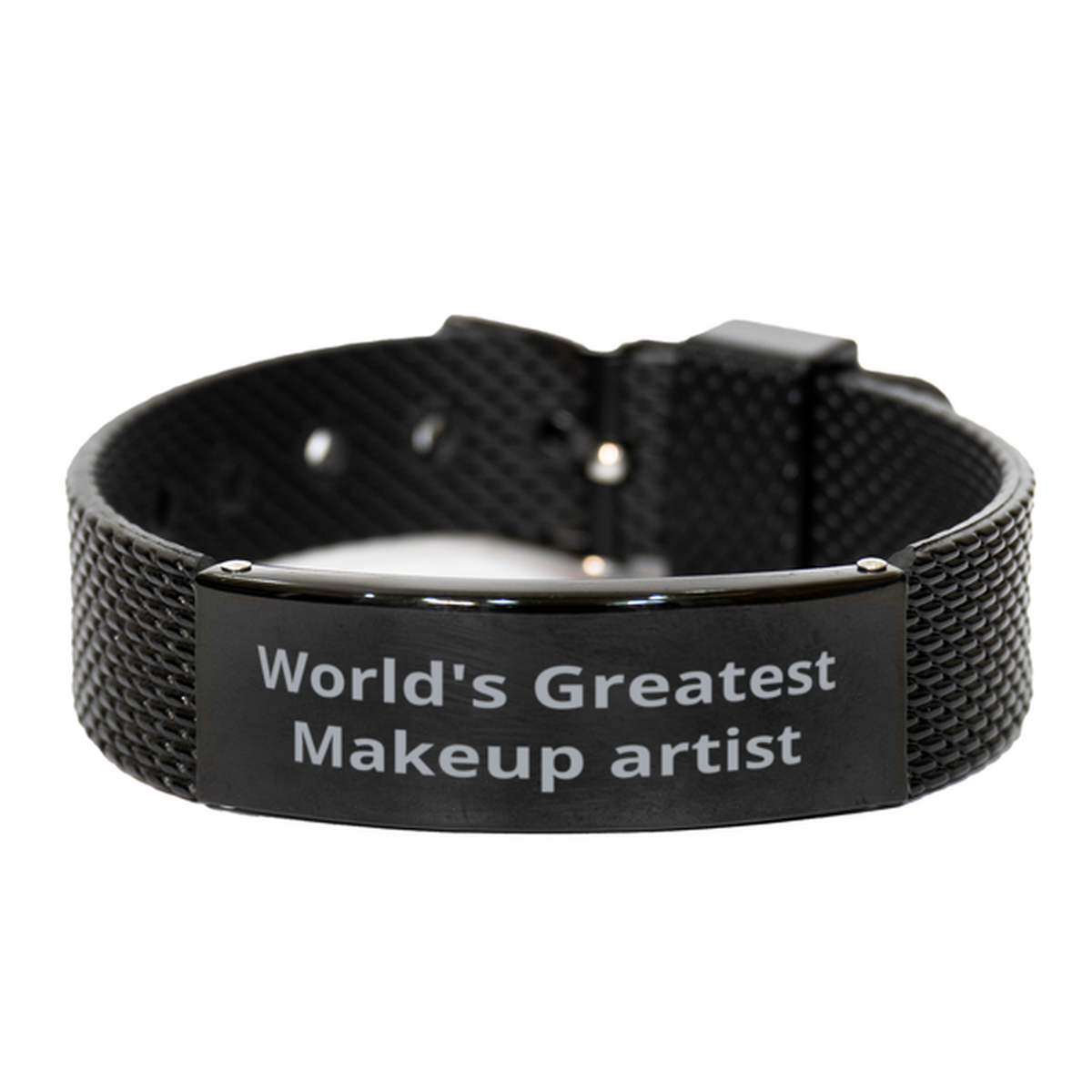 World Greatest Fashion designer,  Black Shark Mesh Bracelet. Model 60092