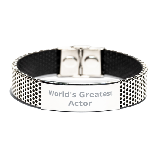 World Greatest Actor,  Stainless Steel Bracelet. Model 60092