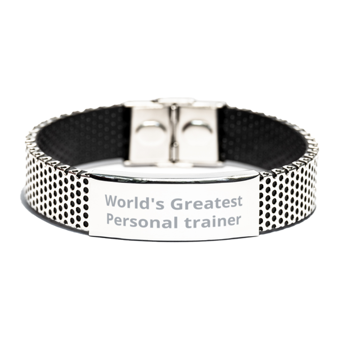 World Greatest Yoga instructor,  Stainless Steel Bracelet. Model 60092