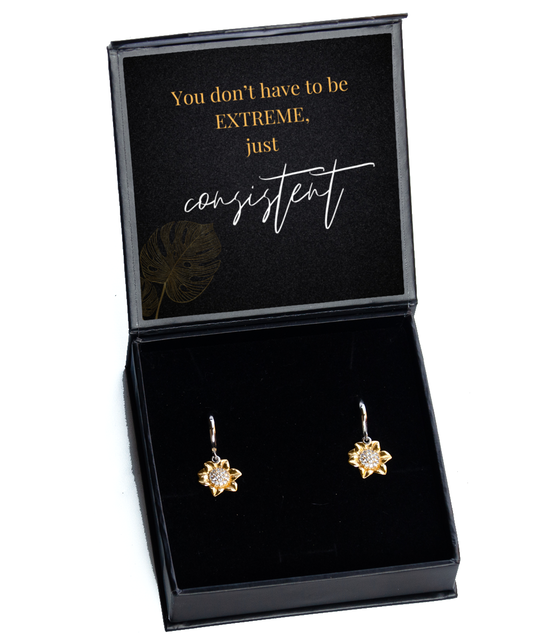 Inspirational Beauty in Every Pair of Earrings - Shine On!,  Sunflower Earrings. Model 60093