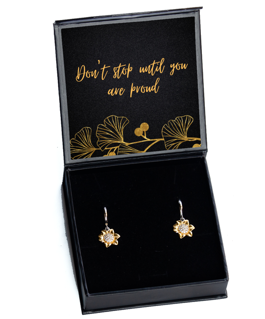 Embrace Confidence with Earrings of Inspiration,  Sunflower Earrings. Model 60093