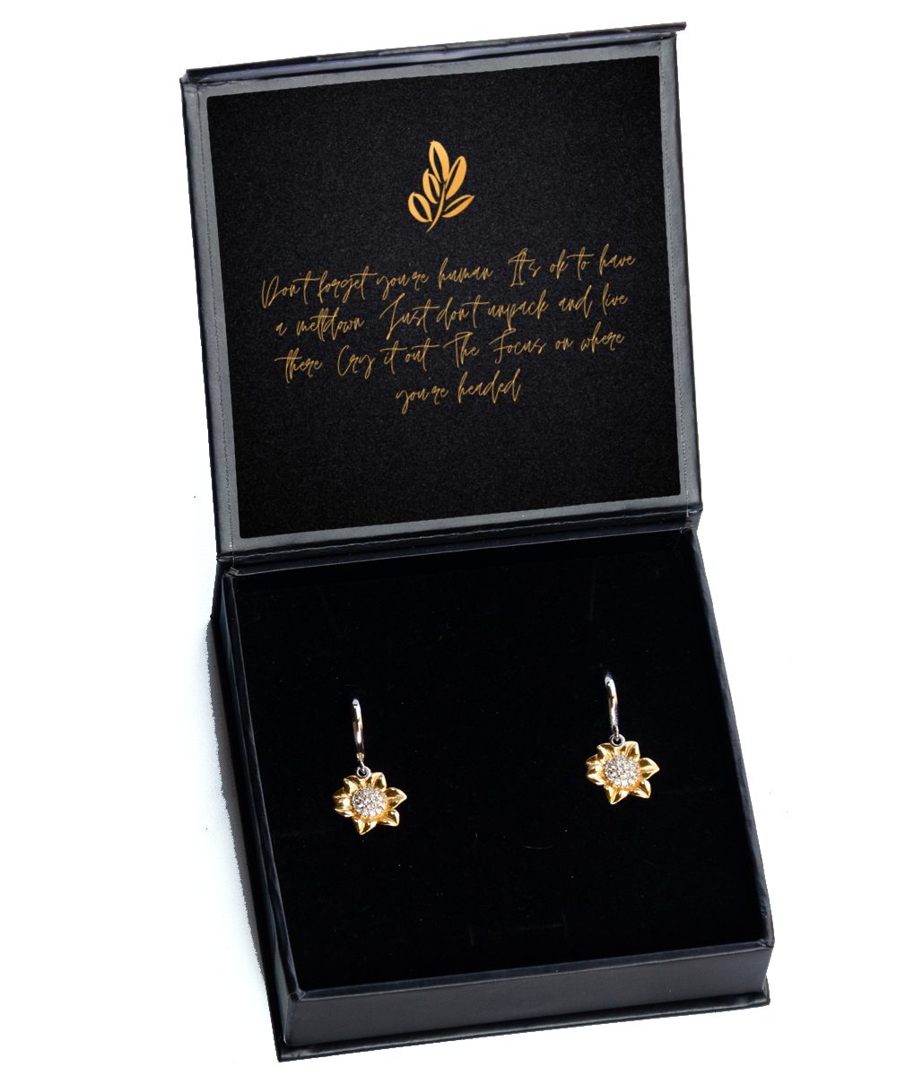Style with a Side of Inspiration - Earrings Included,  Sunflower Earrings. Model 60093