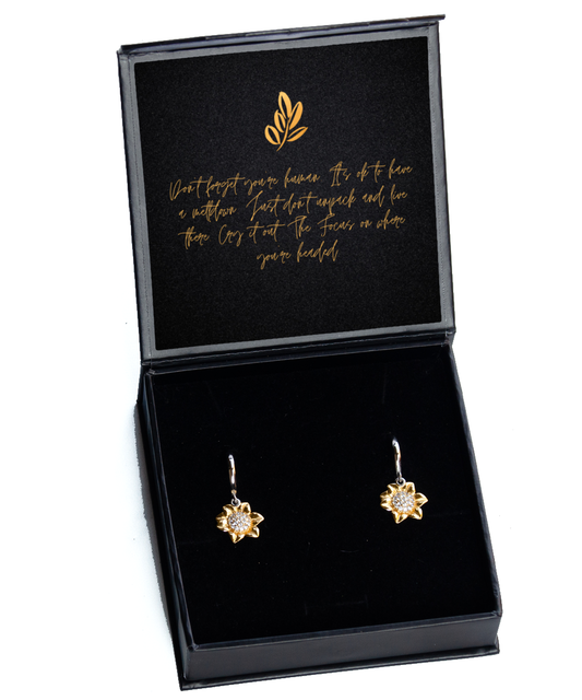 Style with a Side of Inspiration - Earrings Included,  Sunflower Earrings. Model 60093