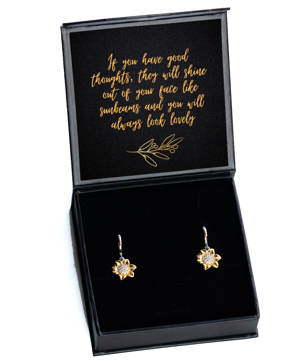 Unlock Your Potential with Earrings of Elegance,  Sunflower Earrings. Model 60093