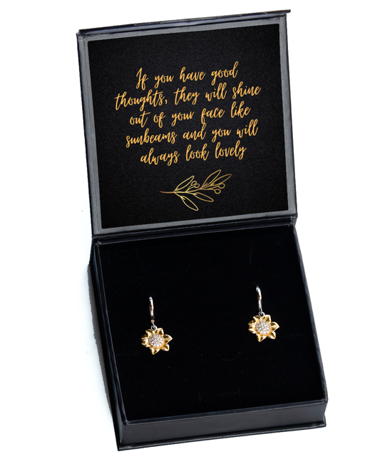 Unlock Your Potential with Earrings of Elegance,  Sunflower Earrings. Model 60093