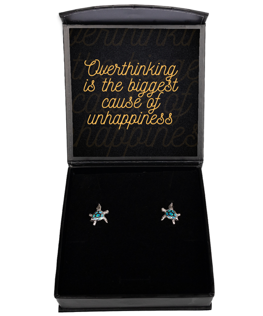 Earrings of Encouragement - Elevate Your Style,  Opal Turtle Earrings. Model 60093