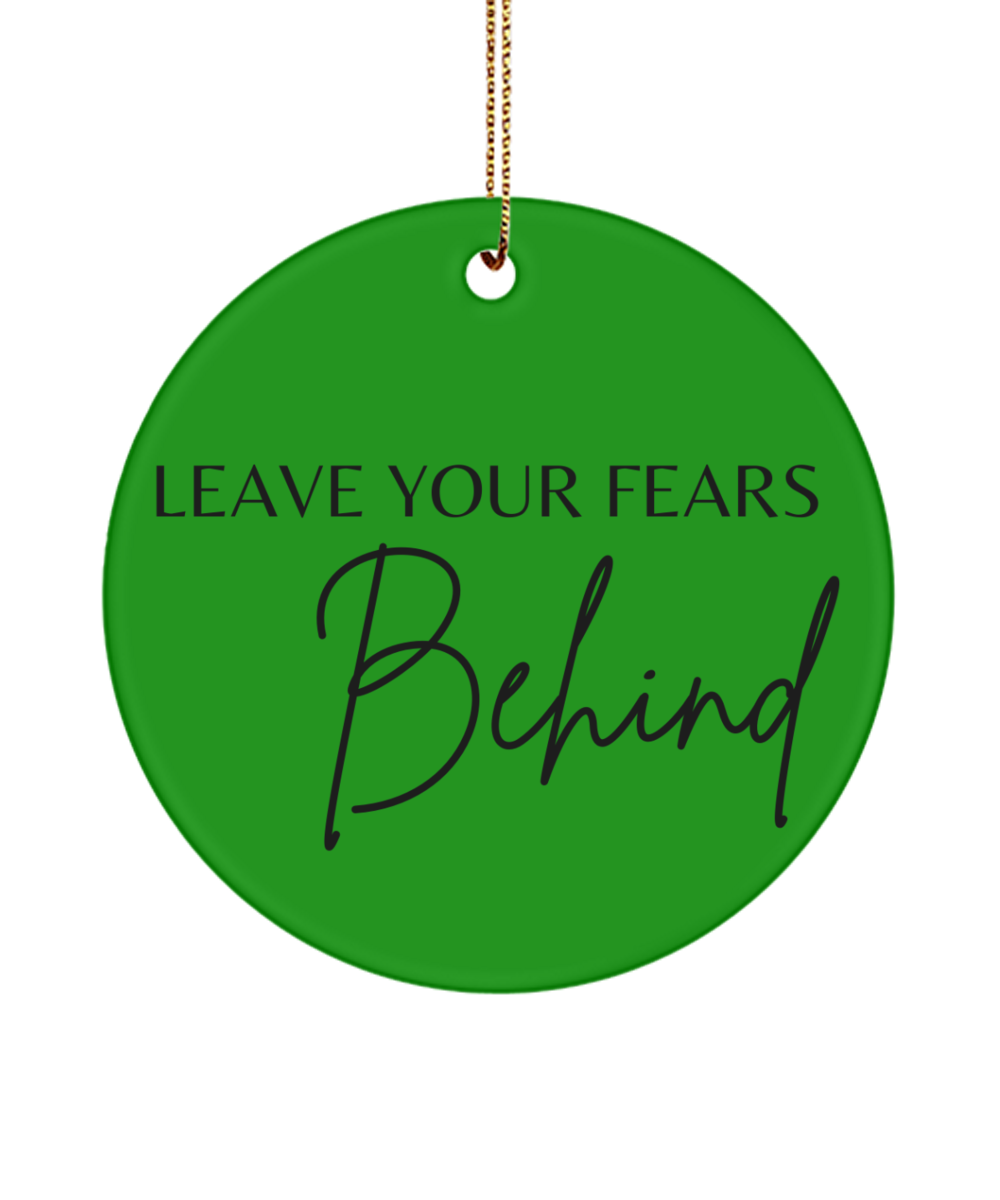 Sparkle with Motivation this Holiday, green , Motivational Inspirational Christmas Holiday Ornament. Model 60096