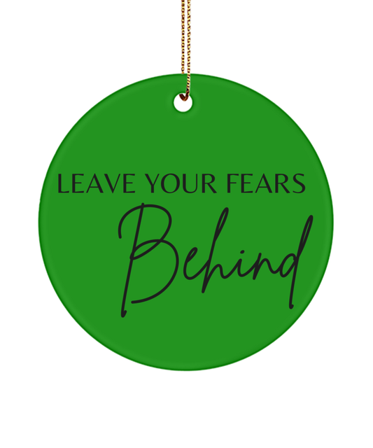 Sparkle with Motivation this Holiday, green , Motivational Inspirational Christmas Holiday Ornament. Model 60096