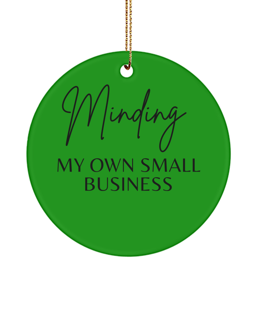 Inspirational Moments to Cherish, green , Motivational Inspirational Christmas Holiday Ornament. Model 60096