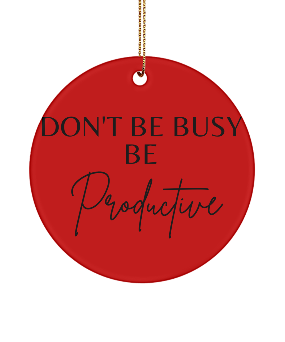 Christmas Cheer in Every Glittering Word, red, Motivational Inspirational Christmas Holiday Ornament. Model 60096