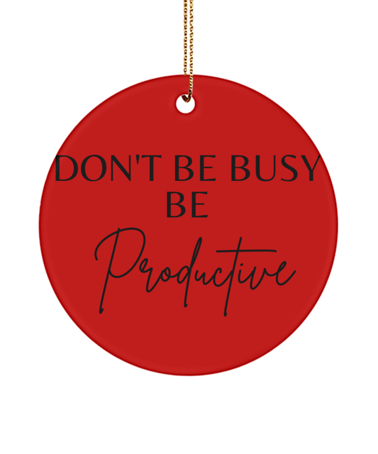 Christmas Cheer in Every Glittering Word, red, Motivational Inspirational Christmas Holiday Ornament. Model 60096