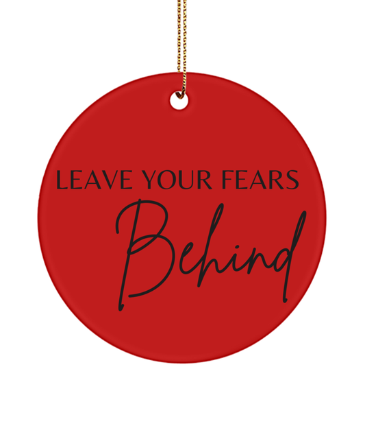 Sparkle with Motivation this Holiday, red, Motivational Inspirational Christmas Holiday Ornament. Model 60096