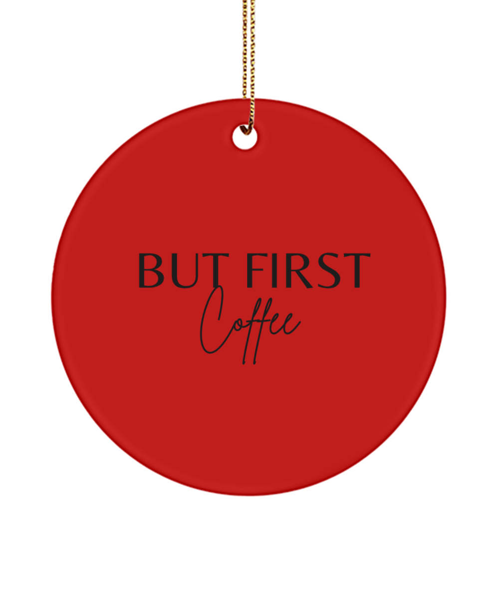 Uplift Your Spirit with this Ornament, red, Motivational Inspirational Christmas Holiday Ornament. Model 60096