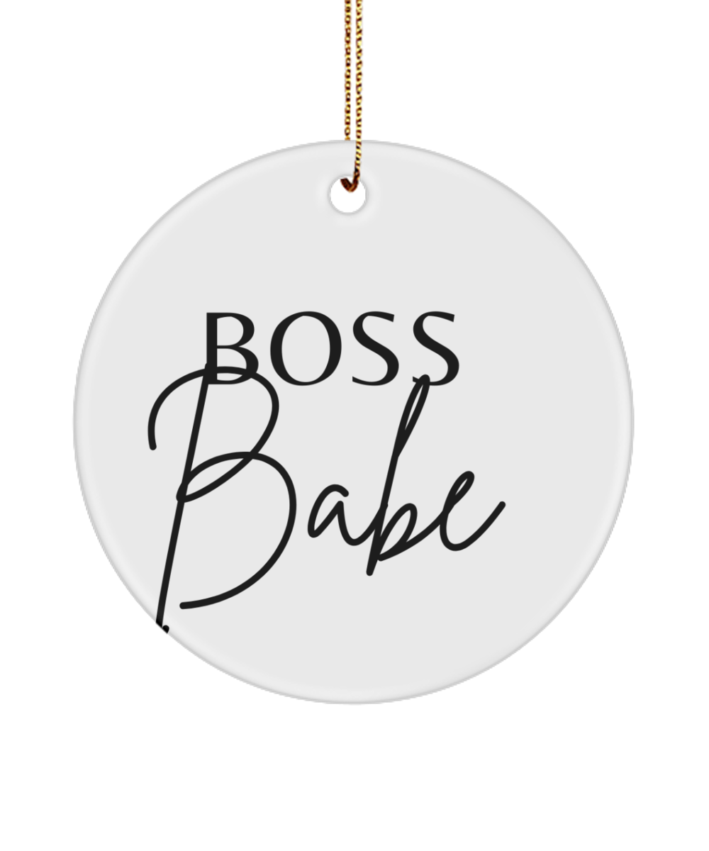 Embrace Joy and Inspiration this Christmas, white, Motivational Inspirational Christmas Holiday Ornament. Model 60096