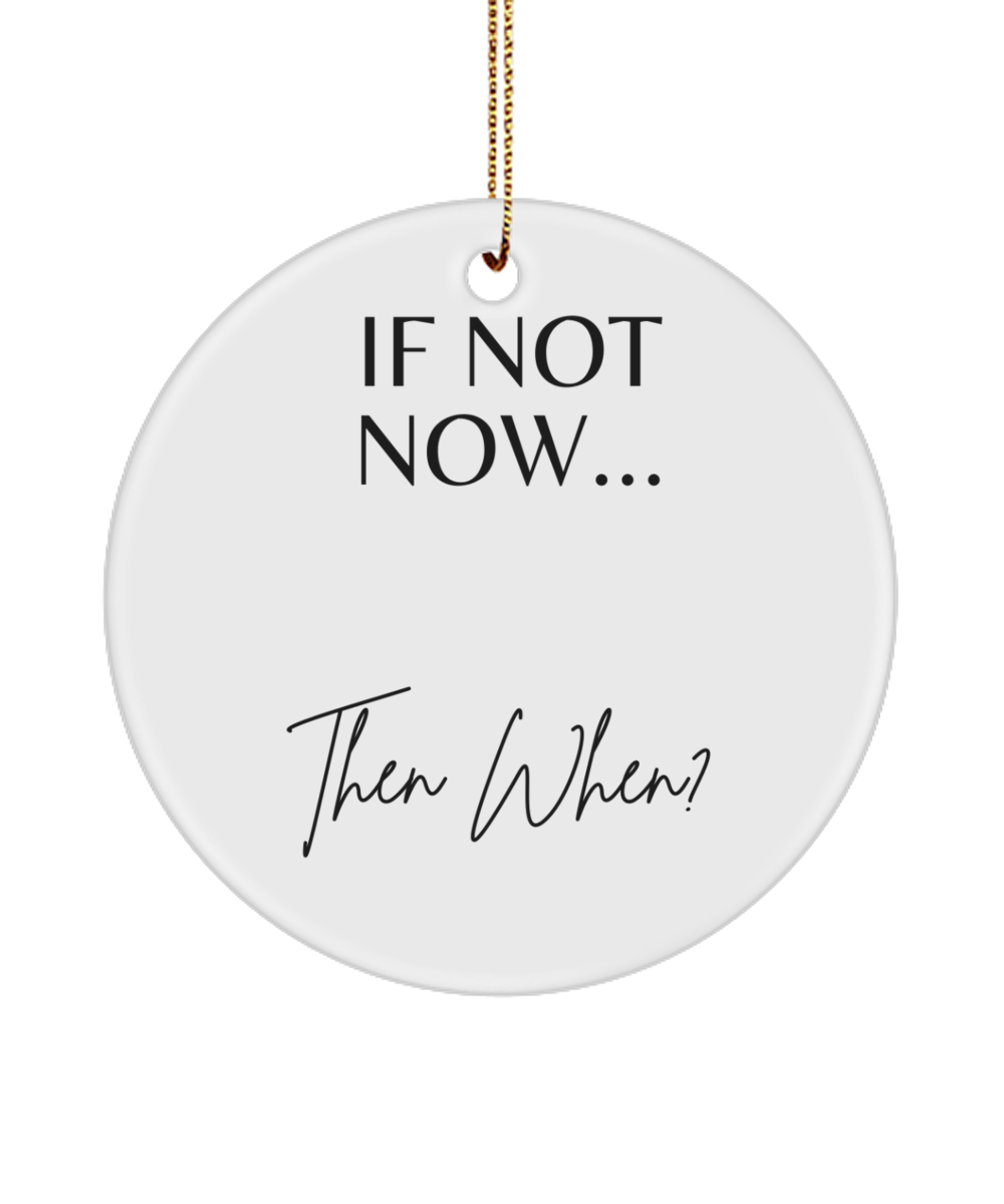 Inspirational Magic for the Holidays, white, Motivational Inspirational Christmas Holiday Ornament. Model 60096