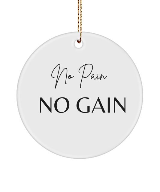 Shine Bright with Motivation this Christmas, white, Motivational Inspirational Christmas Holiday Ornament. Model 60096