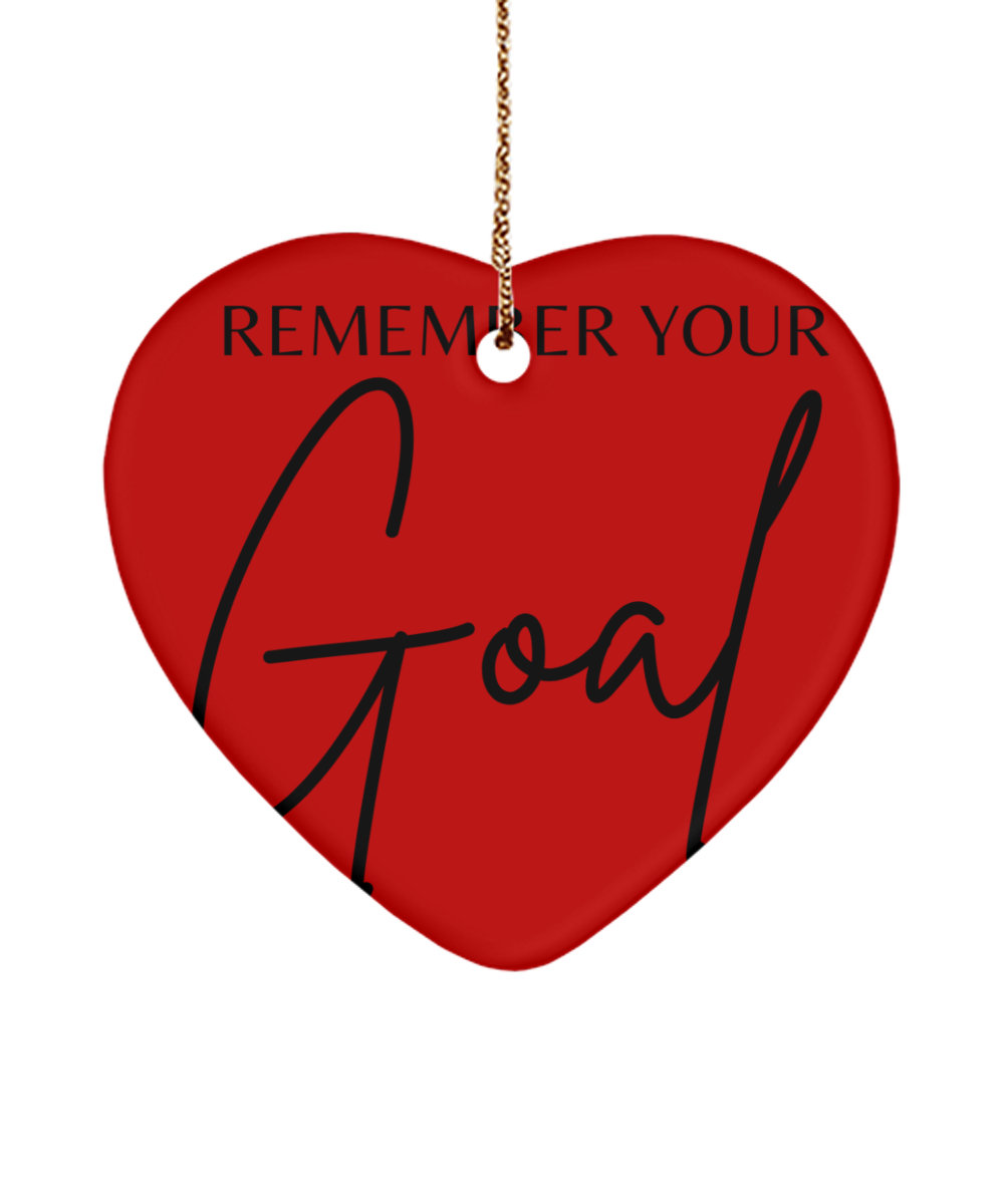 Holiday Blessings: Inspirational Ornament, red, Motivational Christmas Holiday heart Shape Ornament. Model 60097