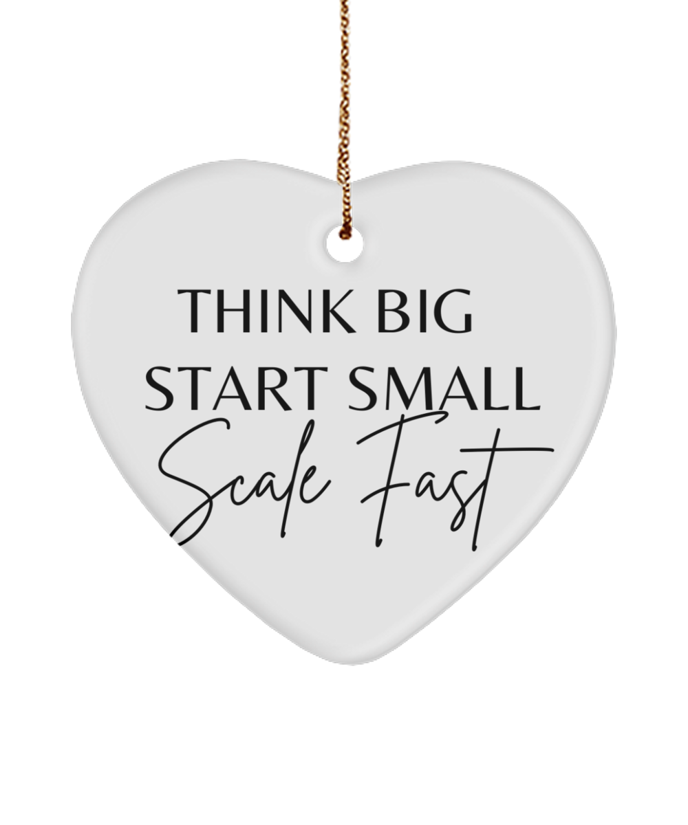 Celebrate Joy: Inspirational Christmas Decor, white, Motivational Christmas Holiday heart Shape Ornament. Model 60097