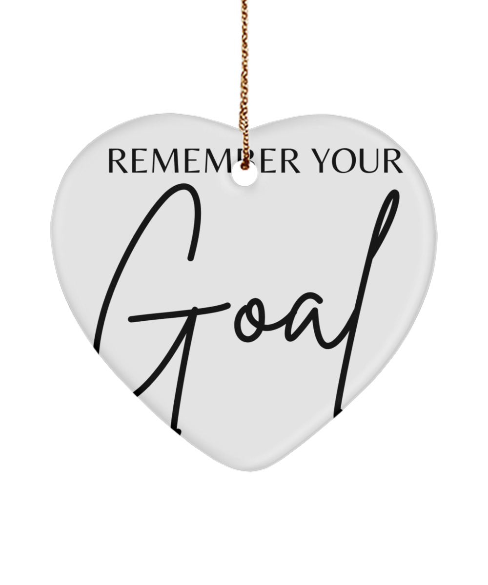 Holiday Blessings: Inspirational Ornament, white, Motivational Christmas Holiday heart Shape Ornament. Model 60097