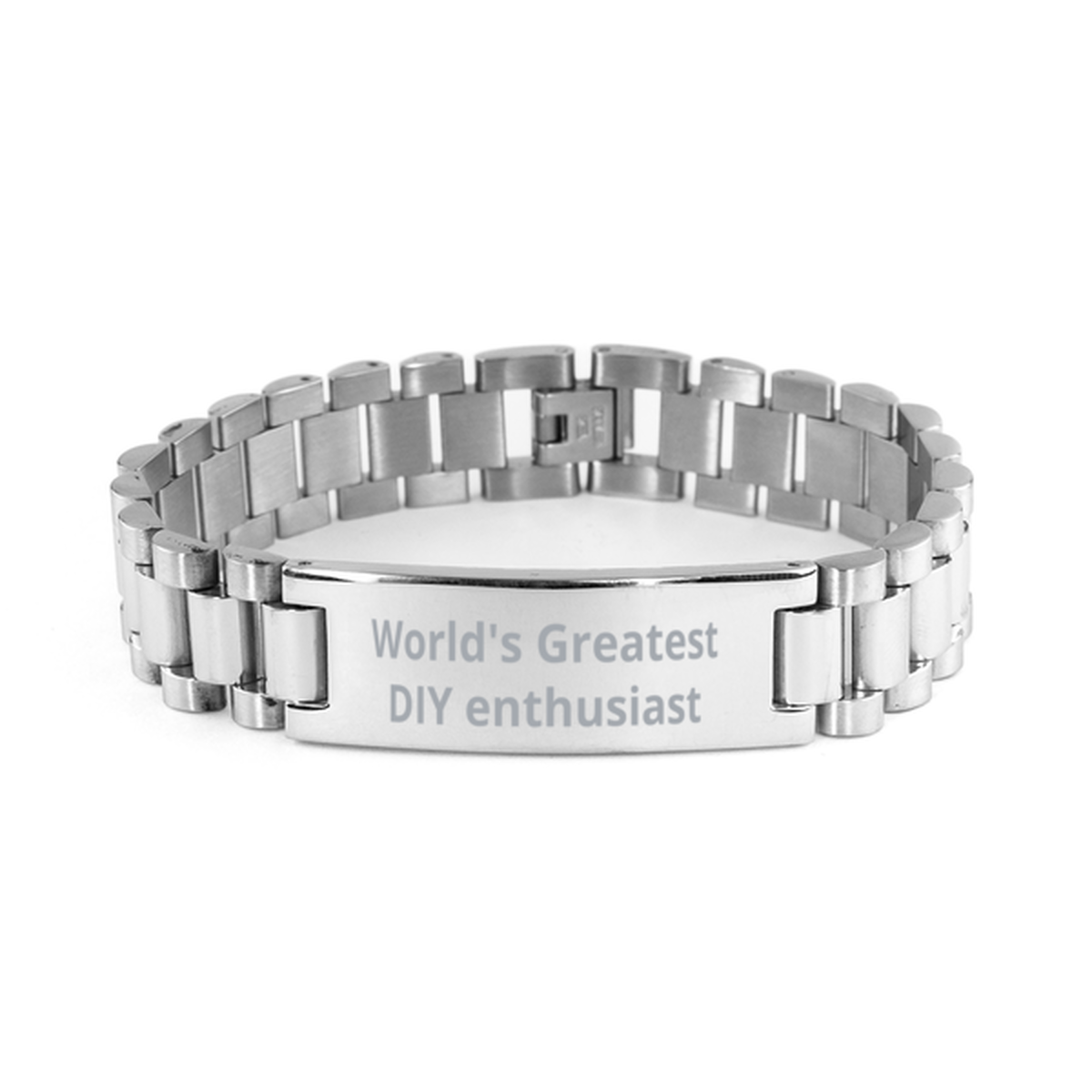 World Greatest DIY enthusiast,  Ladder Stainless Steel Bracelet. Model 60099