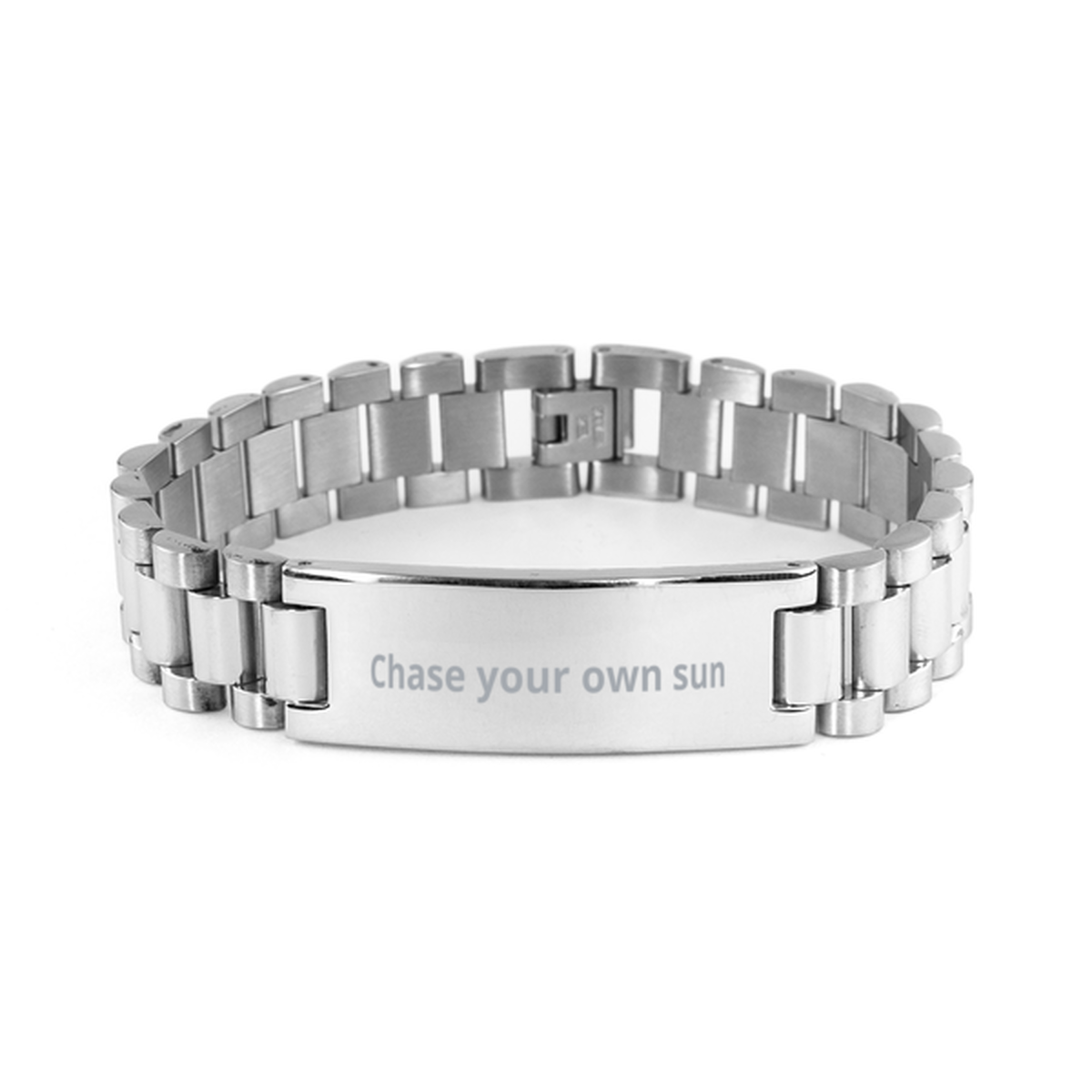 Chase your own sun,  Ladder Stainless Steel Bracelet. Model 600104