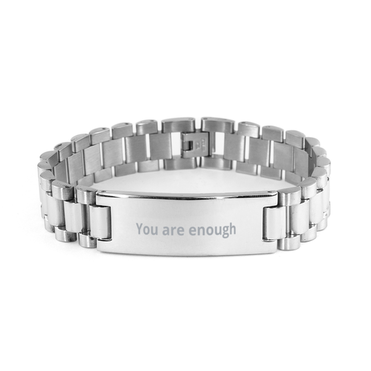 You are enough,  Ladder Stainless Steel Bracelet. Model 600104