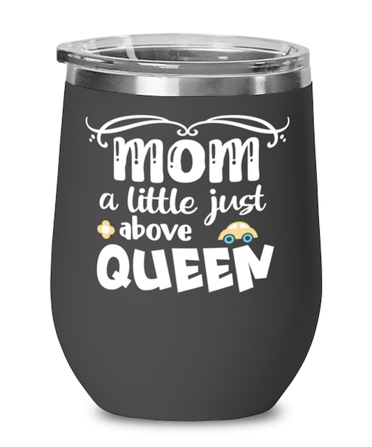 Mom a little just above queen, black Wineglass. Model 60043