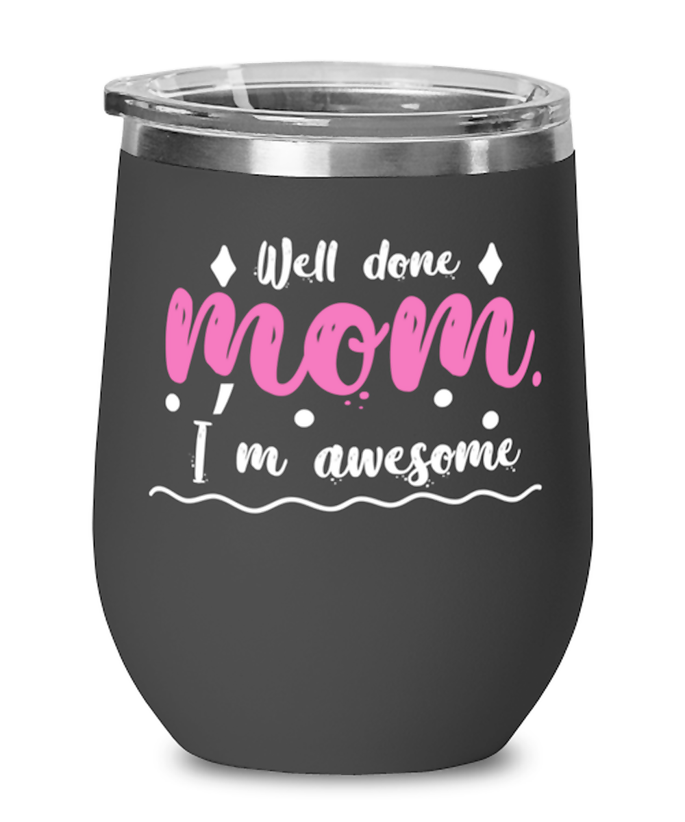 Well done mom1, black Wineglass. Model 60043